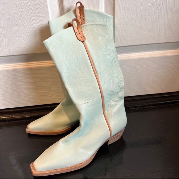 We The Free Montage Pull On Leather Boots 8/38 - Picture 6 of 8